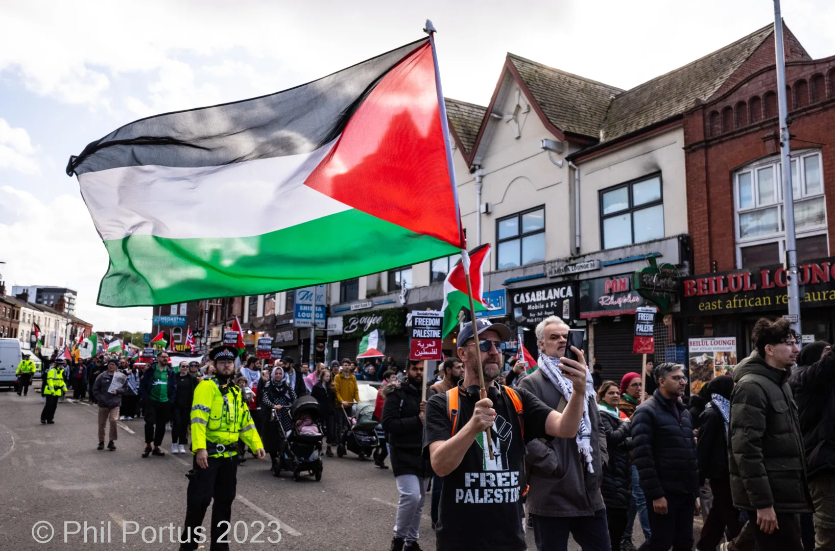 Pro-Palestine Demo – Rusholme – 14/10/2023