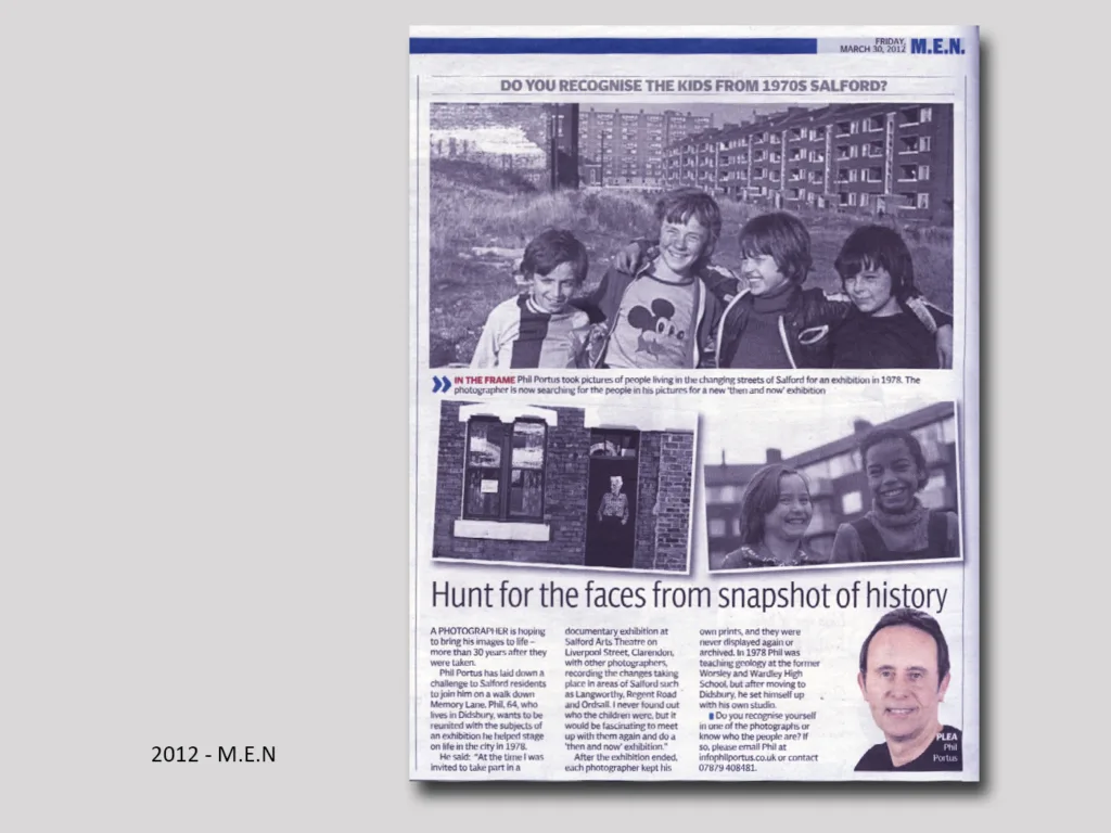 Black and white newspaper clipping displays images and text arranged in columns.